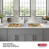 45” Workstation Undermount Single Bowl 16 Gauge Stainless Steel Kitchen Sink with 2-Tier WorkFlow™ Ledge and Accessories